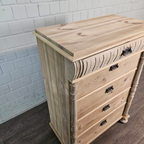 Chest of Drawers Gründerzeit 1880 Pine - Image 6