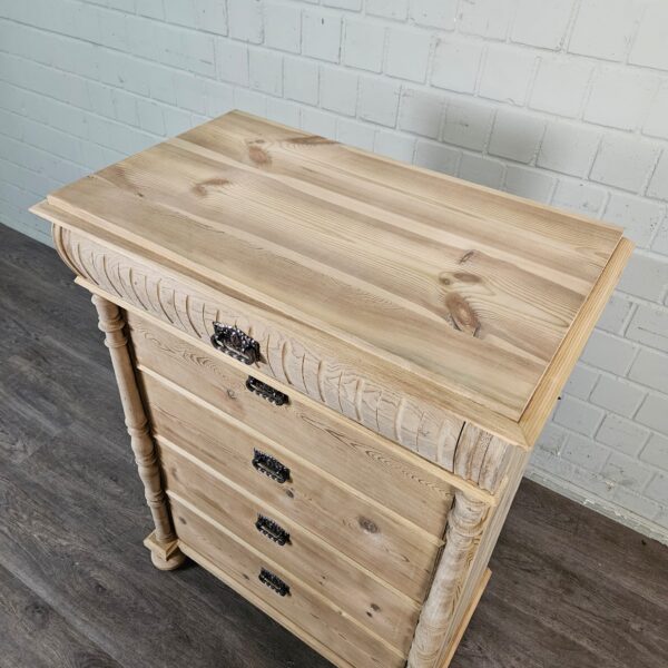 Chest of Drawers Gründerzeit 1880 Pine - Image 11