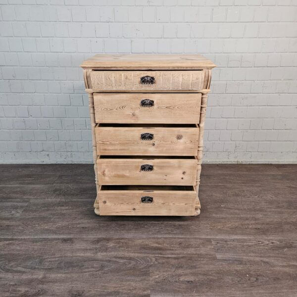 Chest of Drawers Gründerzeit 1880 Pine - Image 14