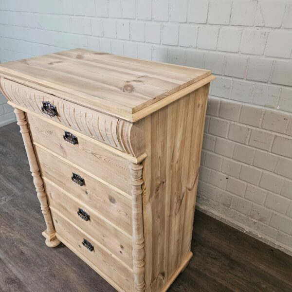 Chest of Drawers Gründerzeit 1880 Pine - Image 10