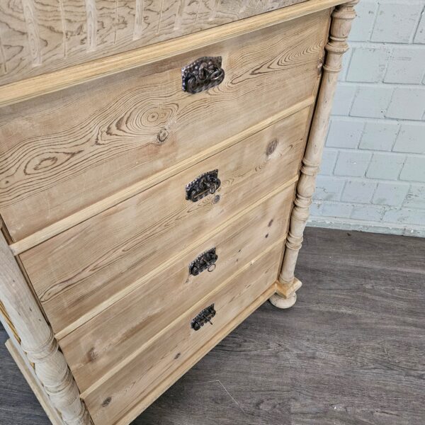 Chest of Drawers Gründerzeit 1880 Pine - Image 7