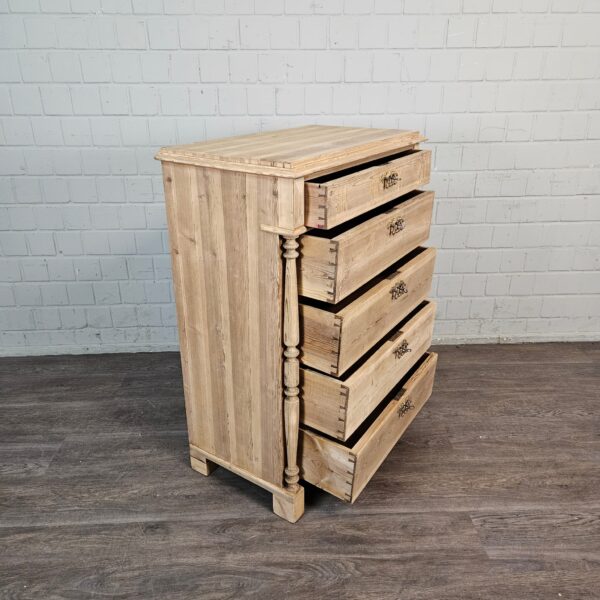 Chest of Drawers Gründerzeit 1880 Pine - Image 12