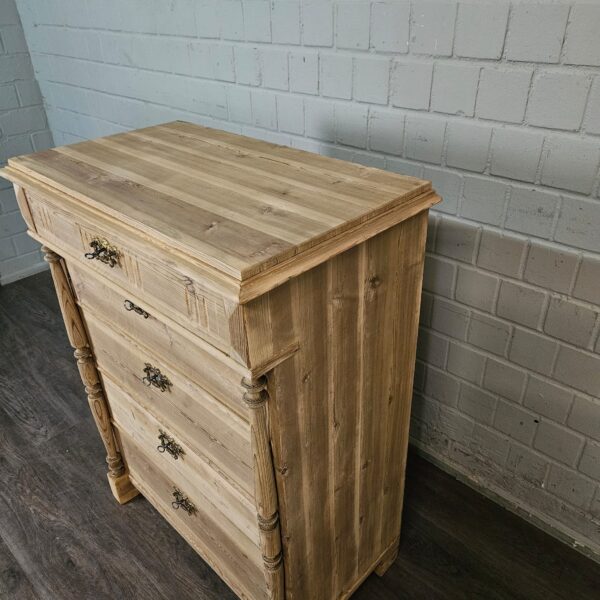 Chest of Drawers Gründerzeit 1880 Pine - Image 10