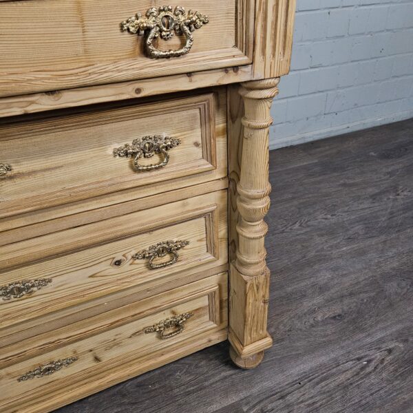 Chest of Drawers Gründerzeit 1880 Pine - Image 9