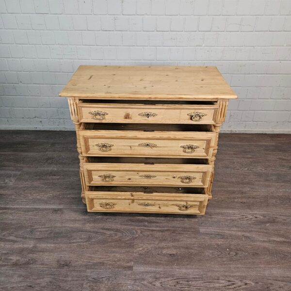 Chest of Drawers Gründerzeit 1880 Pine - Image 10