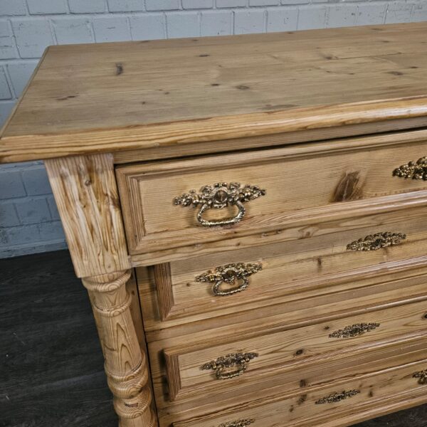 Chest of Drawers Gründerzeit 1880 Pine - Image 6