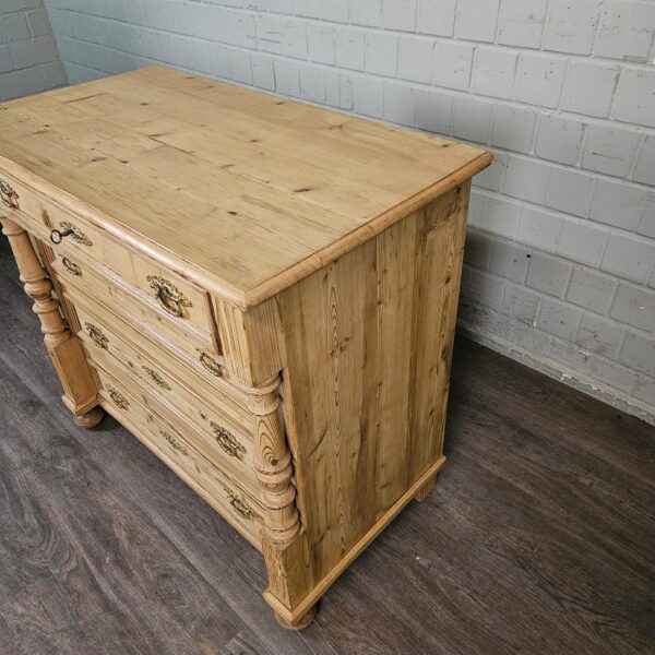 Chest of Drawers Gründerzeit 1880 Pine - Image 8