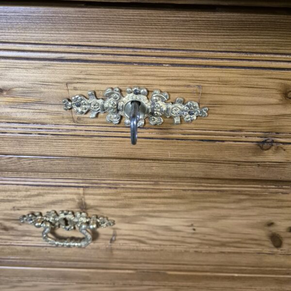 Chest of Drawers Jugendstil 1905 Pine - Image 4
