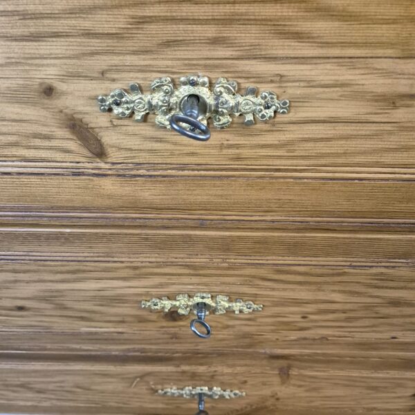 Chest of Drawers Jugendstil 1905 Pine - Image 5