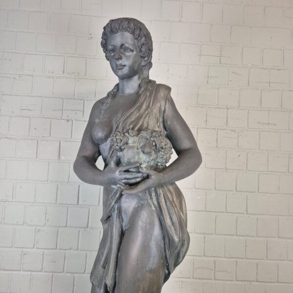Statue Women 2,30 m Bronze 1920 - Image 9