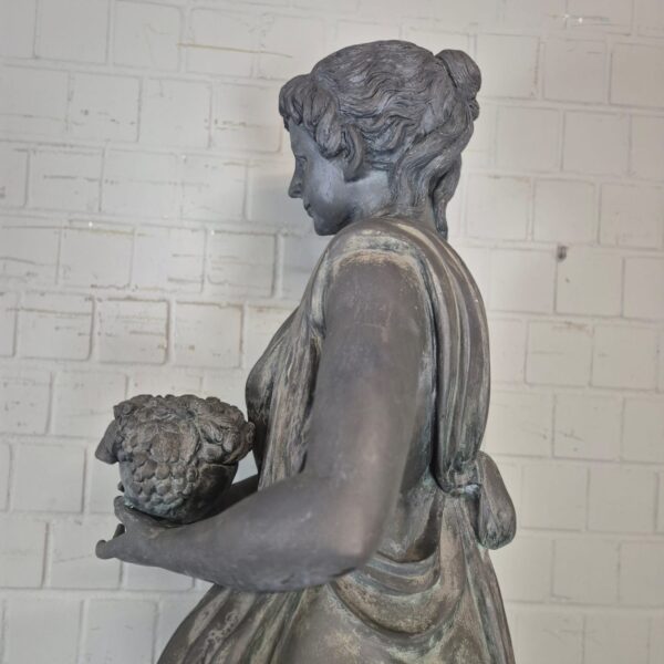 Statue Women 2,30 m Bronze 1920 - Image 11