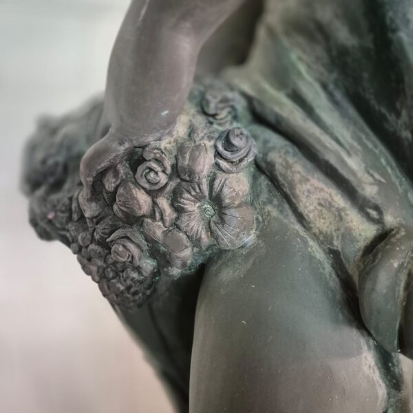 Statue Women 2,30 m Bronze 1920 - Image 7