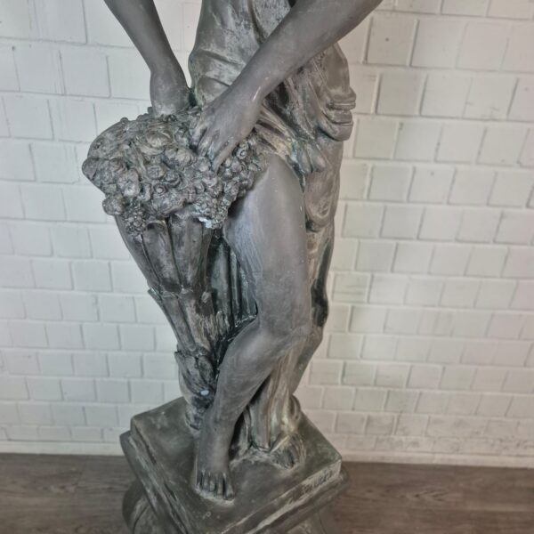 Statue Women 2,30 m Bronze 1920 - Image 6