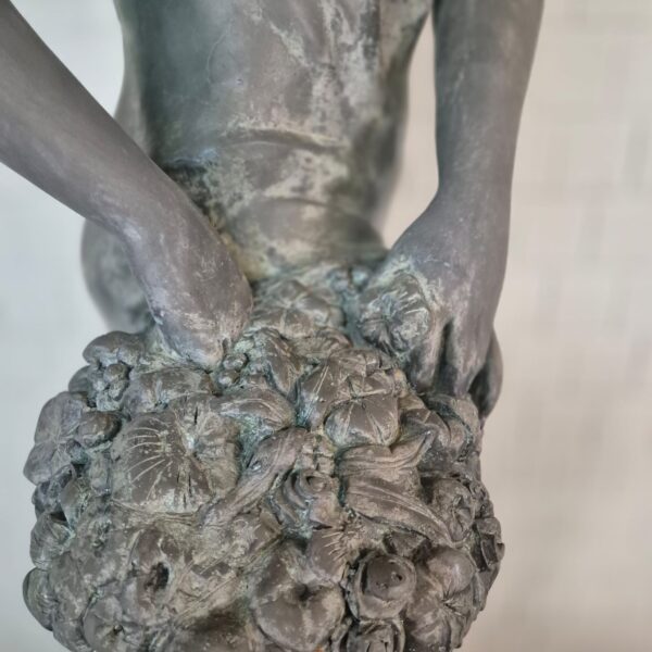 Statue Women 2,30 m Bronze 1920 - Image 4