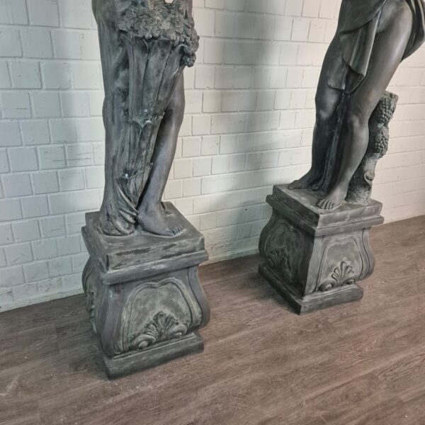 Statues Women 2,30 m Bronze 1920 - Image 5