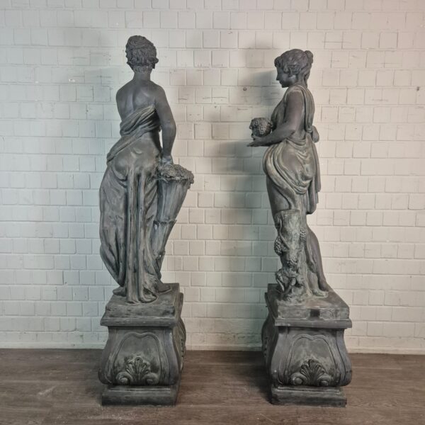 Statues Women 2,30 m Bronze 1920 - Image 8