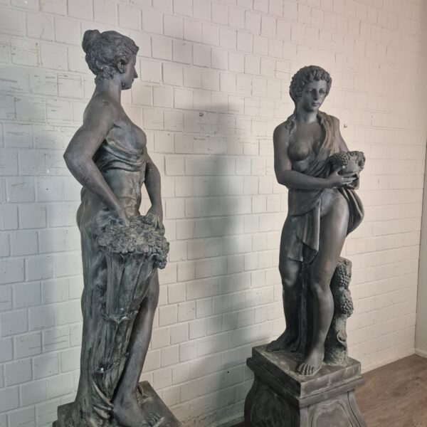 Statues Women 2,30 m Bronze 1920 - Image 4