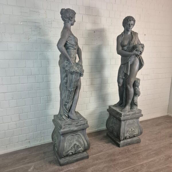 Statues Women 2,30 m Bronze 1920 - Image 2