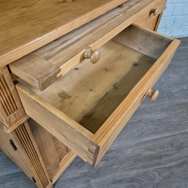 Kitchen Cabinet Jugendstil 1905 Pine - Image 13
