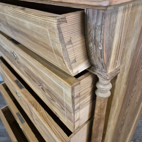 Chest of Drawers Gründerzeit 1880 Pine - Image 7