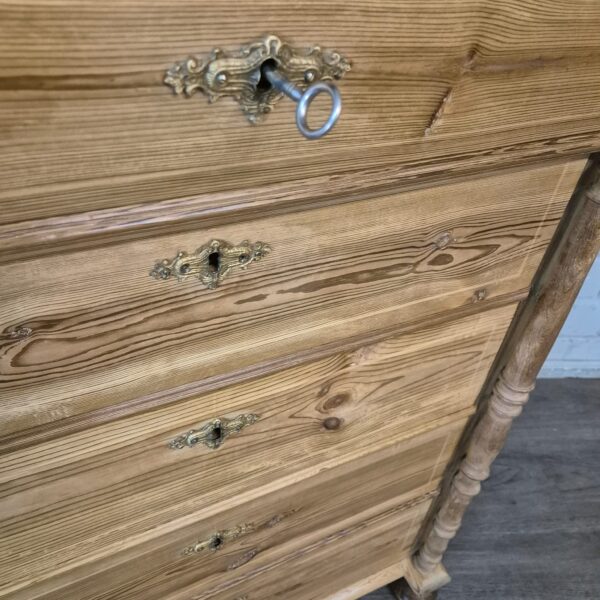 Chest of Drawers Gründerzeit 1880 Pine - Image 4