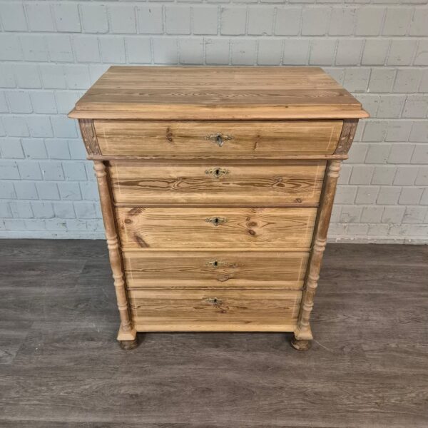 Chest of Drawers Gründerzeit 1880 Pine - Image 2
