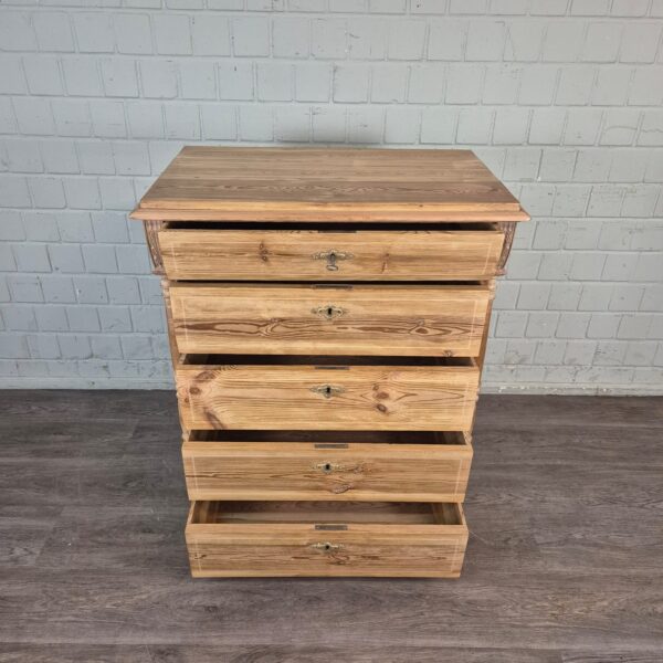 Chest of Drawers Gründerzeit 1880 Pine - Image 5