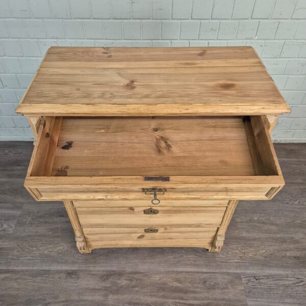 Chest of Drawers Gründerzeit 1880 Pine - Image 7