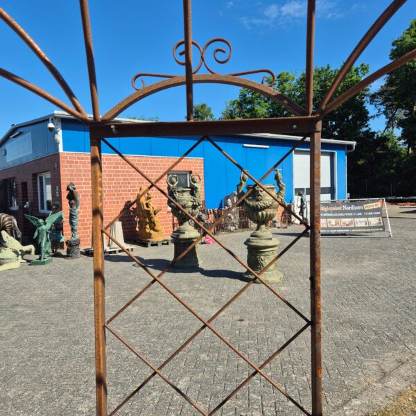 Pavilion Pergola Steel in Rust Look Ø 3.50 m - Image 14