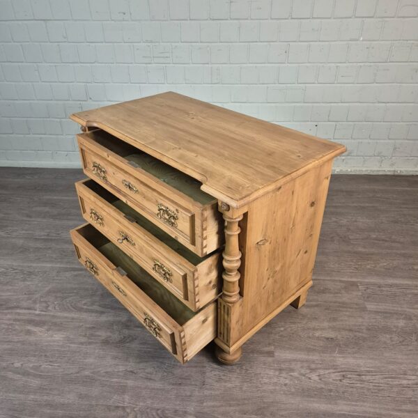 Chest of Drawers Gründerzeit 1880 Pine - Image 10