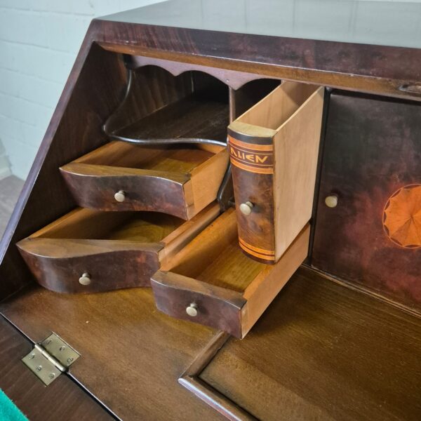 Secretary Neo-baroque Walnut 0,80 m - Image 11