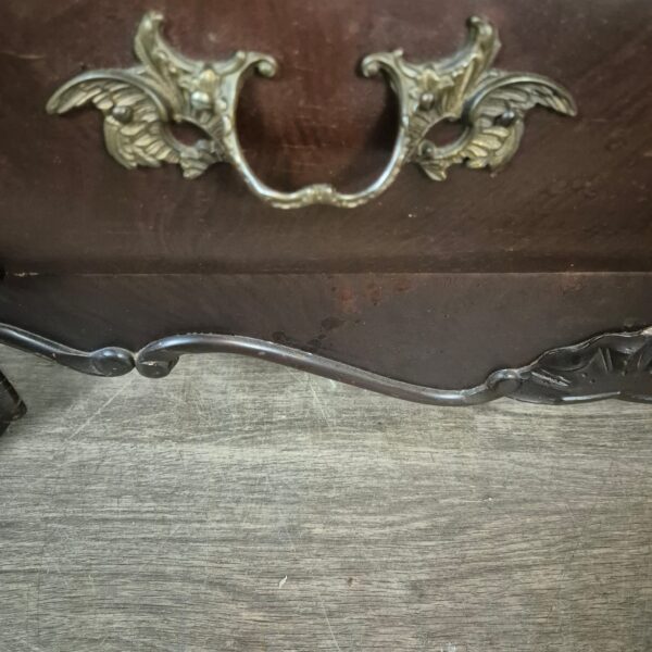 Secretary Neo-baroque Walnut 0,80 m - Image 4