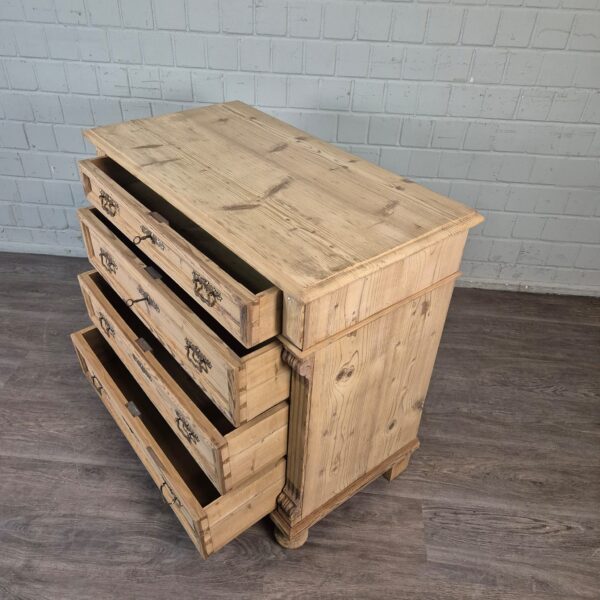 Chest of Drawers Gründerzeit 1880 Pine - Image 10