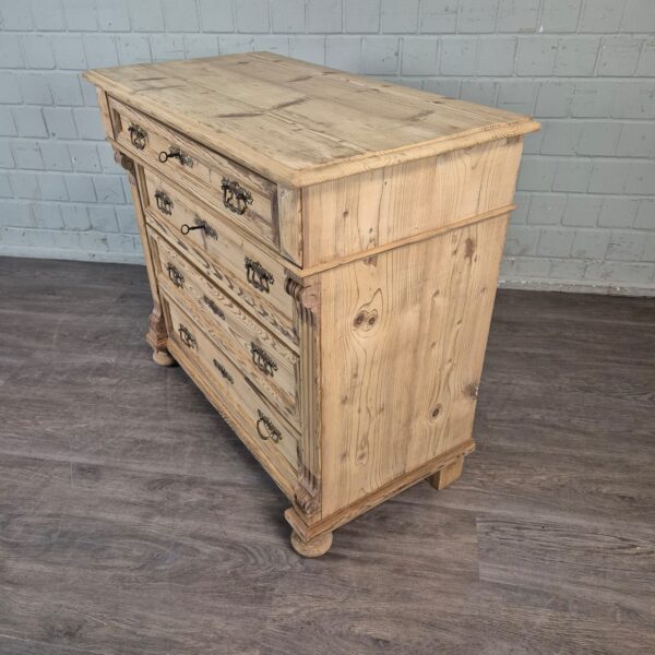 Chest of Drawers Gründerzeit 1880 Pine - Image 4