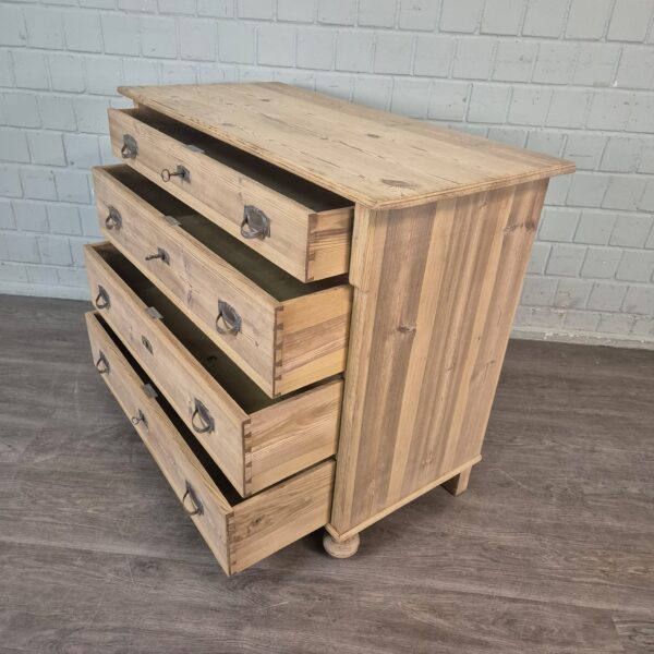 Chest of Drawers Jugendstil 1900 Pine - Image 7