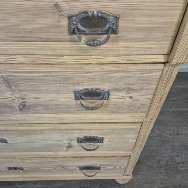 Chest of Drawers Jugendstil 1900 Pine - Image 4