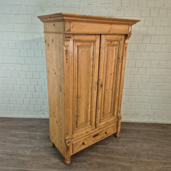 Wardrobe Gründerzeit 1880 Pine - Image 5