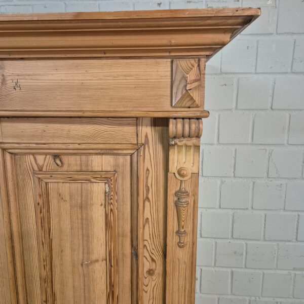Wardrobe Gründerzeit 1880 Pine - Image 8