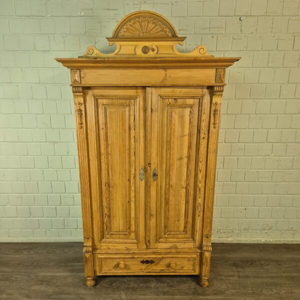 Wardrobe Gründerzeit 1880 Pine - Image 2