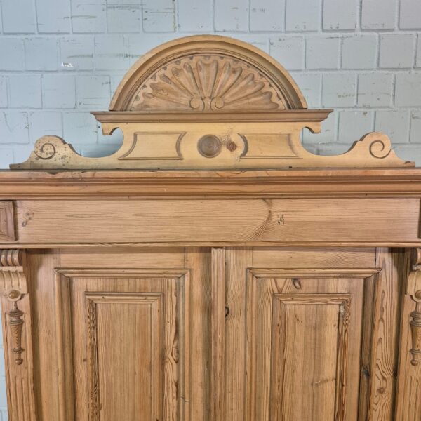 Wardrobe Gründerzeit 1880 Pine - Image 4