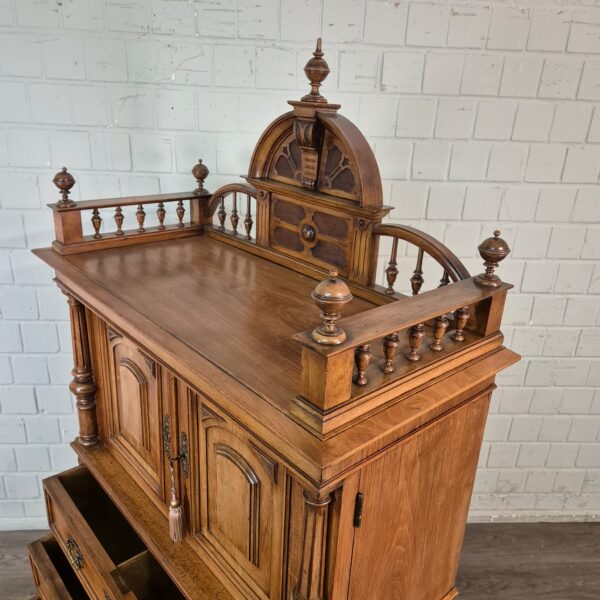 Cabinet Gründerzeit 1880 Walnut - Image 8