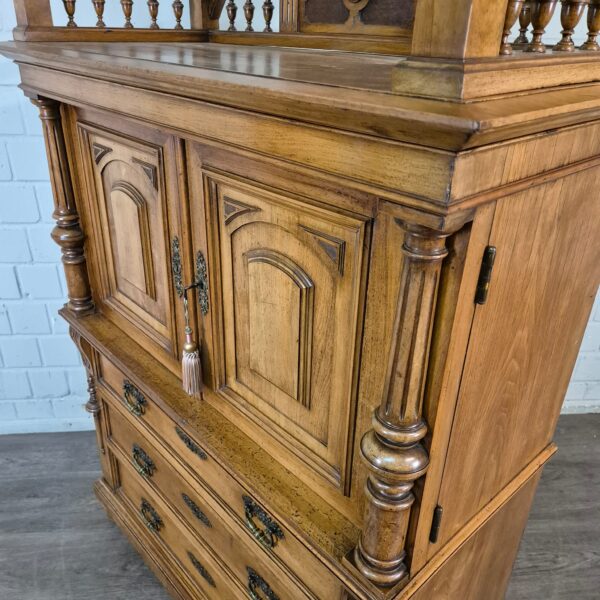 Cabinet Gründerzeit 1880 Walnut - Image 9
