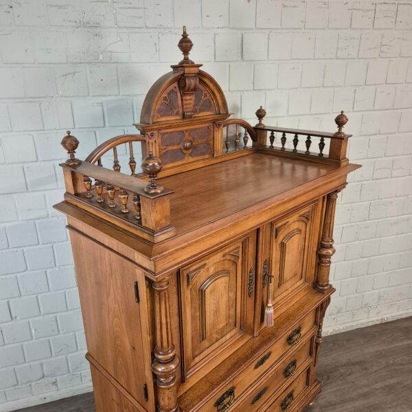 Cabinet Gründerzeit 1880 Walnut - Image 3