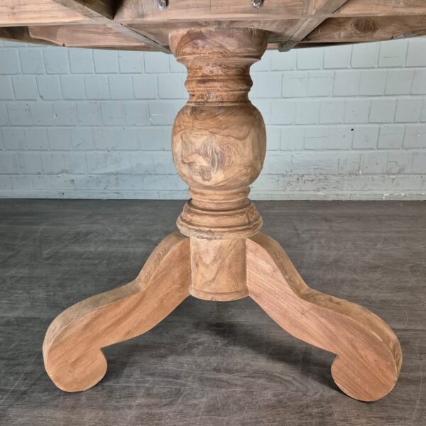 Dining Table Round Solid Wood Ø 1,20 m - Image 9