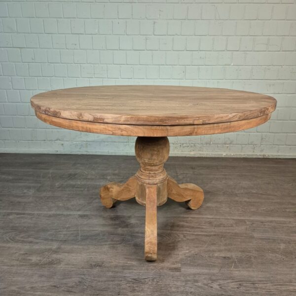 Dining Table Round Solid Wood Ø 1,20 m