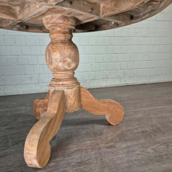Dining Table Round Solid Wood Ø 1,20 m - Image 10