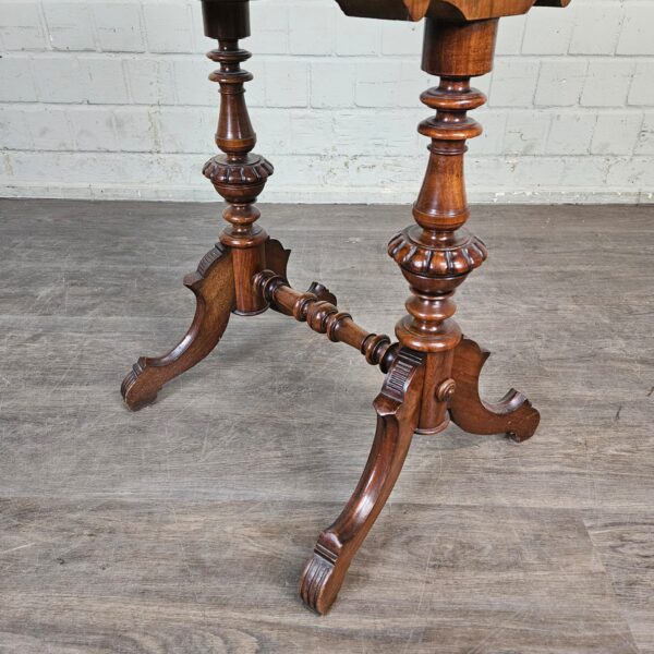 Sewing Table Gründerzeit 1880 Walnut - Image 7