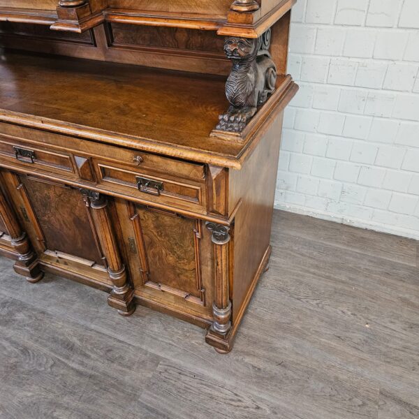 Cabinet Gründerzeit 1880 Walnut - Image 9