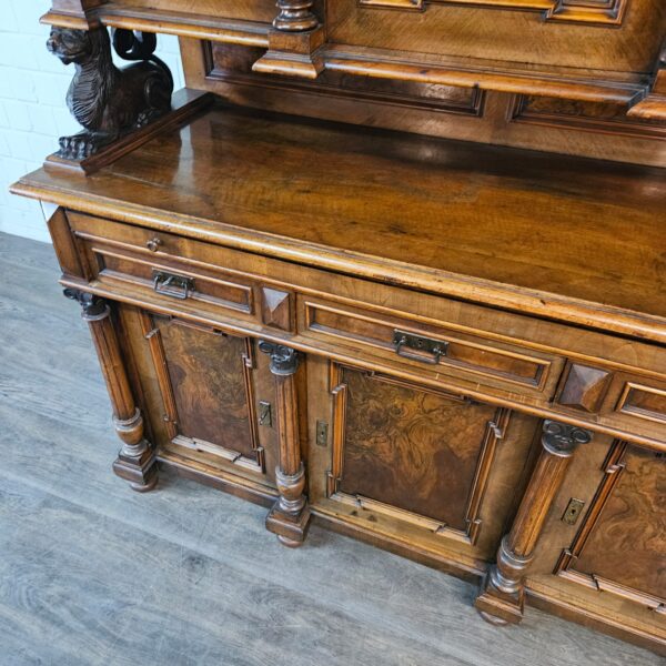 Cabinet Gründerzeit 1880 Walnut - Image 8