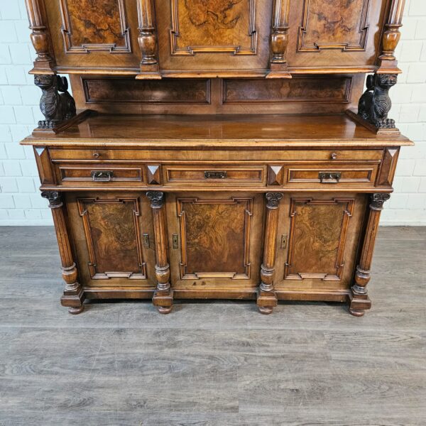 Cabinet Gründerzeit 1880 Walnut - Image 4
